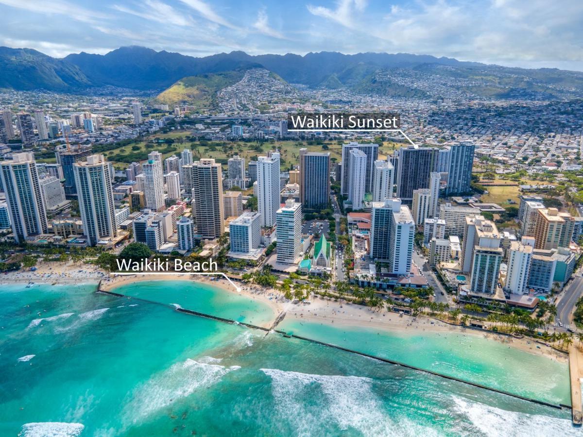 Beautiful Mountain View In Waikiki Sunset With Parking Honolulu Exterior foto